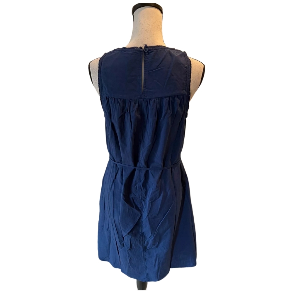 Knox Rose Floral Embroidered Neck Boho A Line Dress Sz 2x NWT, Navy - Picture 2 of 9